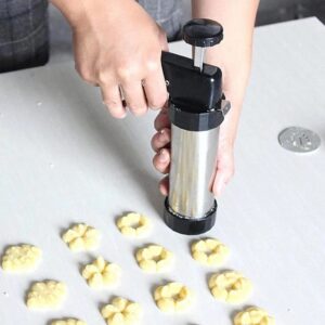 Jueyhapy Cookie Press Maker Kit Cookie Press Making Press Cake Mold Biscuit Press Maker Machine Dessert Decoration Tool