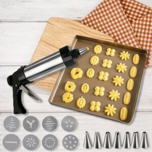 Jueyhapy Cookie Press Maker Kit Cookie Press Making Press Cake Mold Biscuit Press Maker Machine Dessert Decoration Tool