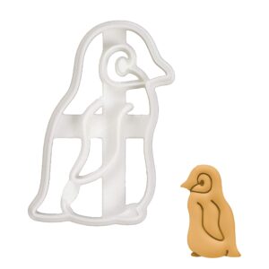 baby penguin cookie cutter, 1 piece - bakerlogy