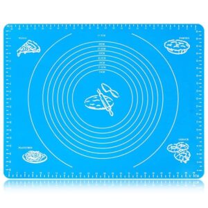 silicone pastry mat baking mat for rolling dough with measurement non stick fondant mat
