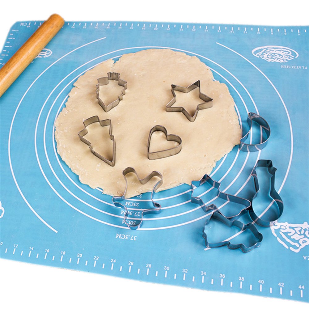 Silicone Pastry Mat Baking Mat for Rolling Dough with Measurement Non Stick Fondant Mat
