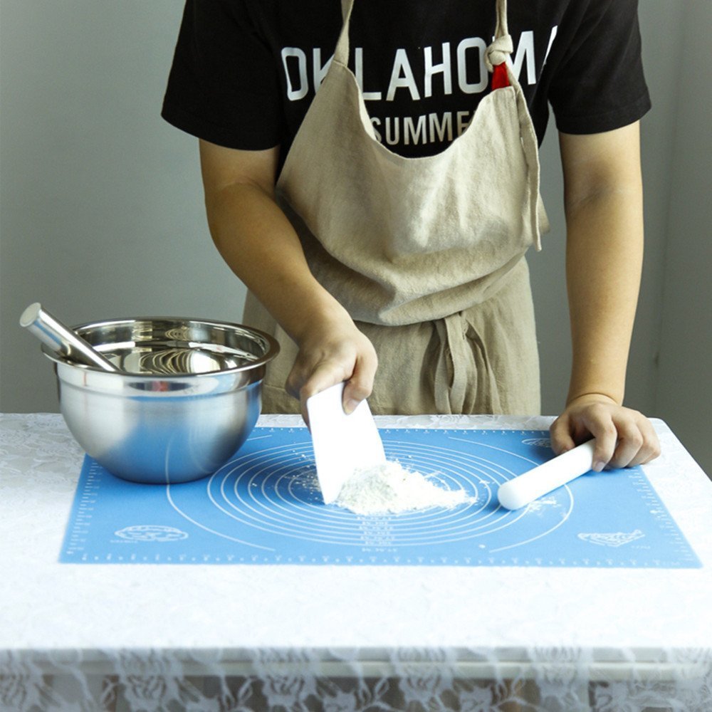 Silicone Pastry Mat Baking Mat for Rolling Dough with Measurement Non Stick Fondant Mat