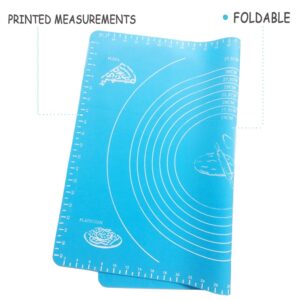 Silicone Pastry Mat Baking Mat for Rolling Dough with Measurement Non Stick Fondant Mat