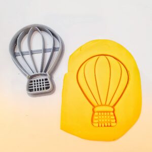 T3D Cookie Cutters Hot Air Balloon Cookie Cutter, Suitable for Cakes Biscuit and Fondant Cookie Mold for Homemade Treats, 3.56 x 2.69 x 0.55 Inch