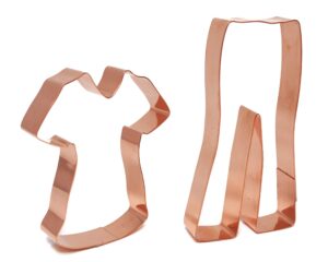 hospital scrubs copper cookie cutter set by the fussy pup
