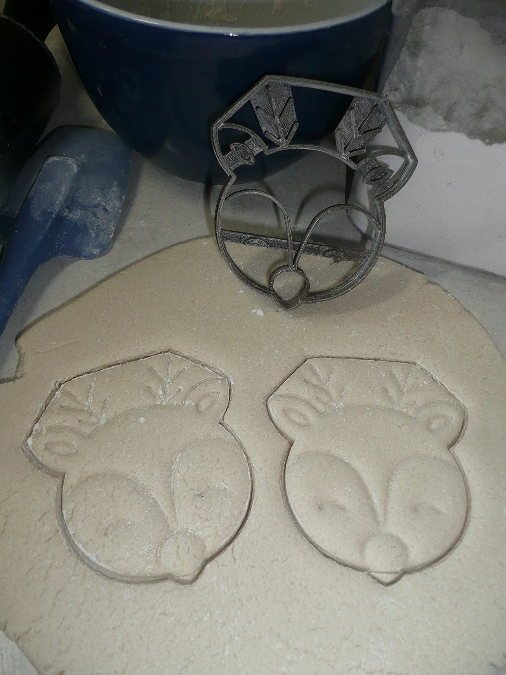 WOODLAND CREATURE FOREST ANIMAL FACES BABY SHOWER SET OF 4 COOKIE CUTTERS MADE IN USA PR1590
