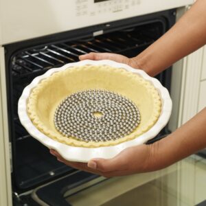 Jaz Innovations Perfect Pie Crust Stainless Steel Weight Chain - 10 Feet