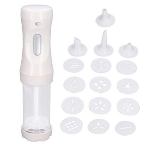 cookie press maker machine electric cookies press cake cookie design cookies maker kit with 9 discs and 1 icing tip for diy cookies decoratin cookie press discs for