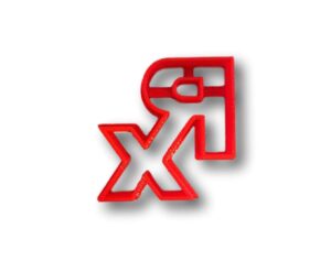 rx logo cookie cutter (3 inch)