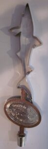 dogfish head 11' inch cookie cutter metal draft beer tap handle