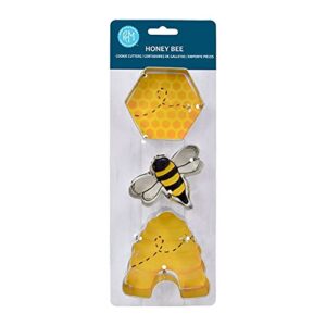 r & m international honey bee cookie cutter, one size, silver