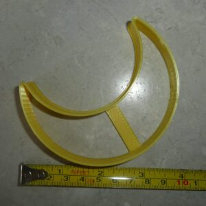 CRESCENT MOON SHAPE OUTLINE COOKIE CUTTER MADE IN USA PR4941