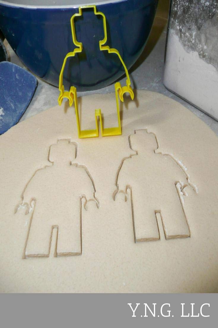LEGO COMPATIBLE PERSON BUILDING BLOCK CHARACTER SPECIAL OCCASION COOKIE CUTTER BAKING TOOL 3D PRINTED MADE IN USA PR450