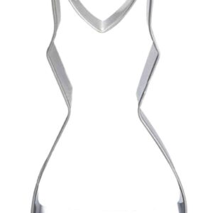 WJSYSHOP Woman's One-piece Dress Cookie Cutter Stainless Steel