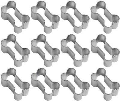 1 Dozen/12 Count Mini Dog Bone 1.5 Inch Cookie Cutters from The Cookie Cutter Shop – Tin Plated Steel Cookie Cutters