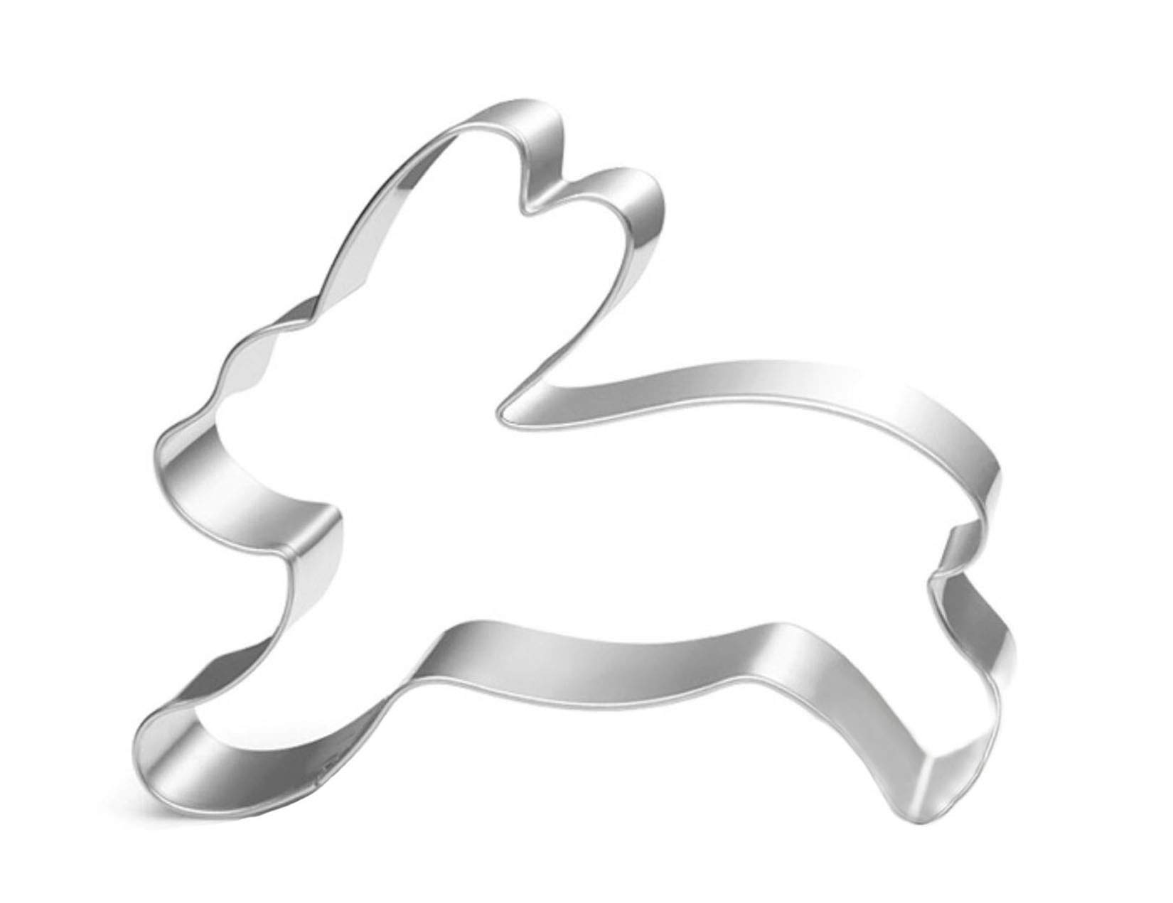 WJSYSHOP Running Rabbit Bunny Shape Cookie Cutter - B