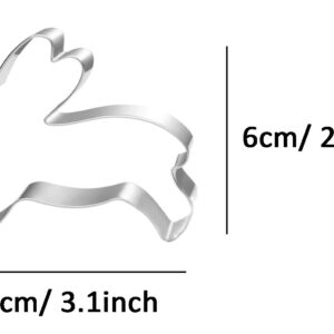 WJSYSHOP Running Rabbit Bunny Shape Cookie Cutter - B