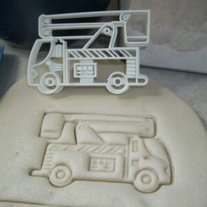 CITY VEHICLES BUCKET TRUCK POLICE CAR AMBULANCE FIRE SET OF 6 COOKIE CUTTERS MADE IN USA PR1258