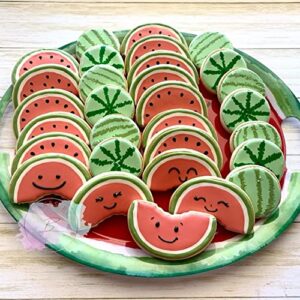 Watermelon Fruit 3.5 Inch Cookie Cutter from The Cookie Cutter Shop – Tin Plated Steel Cookie Cutter