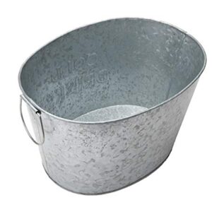 Mind Reader Beverage Bucket, 17.25"L x 11"W x 9.5"H, Silver