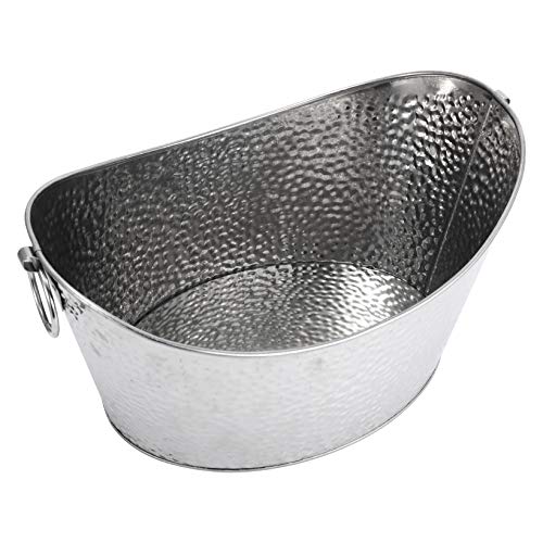 Stainless Steel Beverage Tubs Large Ice Bucket Drink Buckets for Parties Weddings 12L