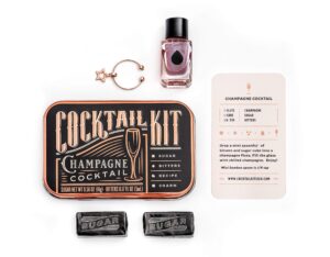 cocktail kits 2 go - mint julep cocktail set for craft cocktail lovers - mixology bartender and travel kit includes cocktail muddler & recipe - drink mixers for cocktails - gift box for all occasions