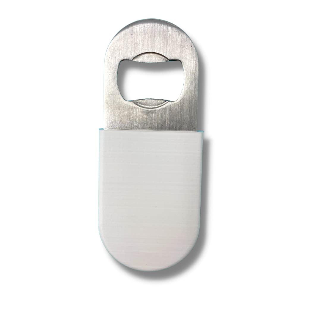 BOGLETS - Bottle Opener Charm Accessory Compatible with Bogg Bags - Keep a Bottle Opener Handy with your Tote Bag (White)