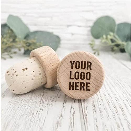 Customized Wood Wine Stopper - Love Heart Groom and Bride Initials Wedding party Favor decor Personalized Bottle Cork Toppers with laser design name gift for guest,custom,10PCS