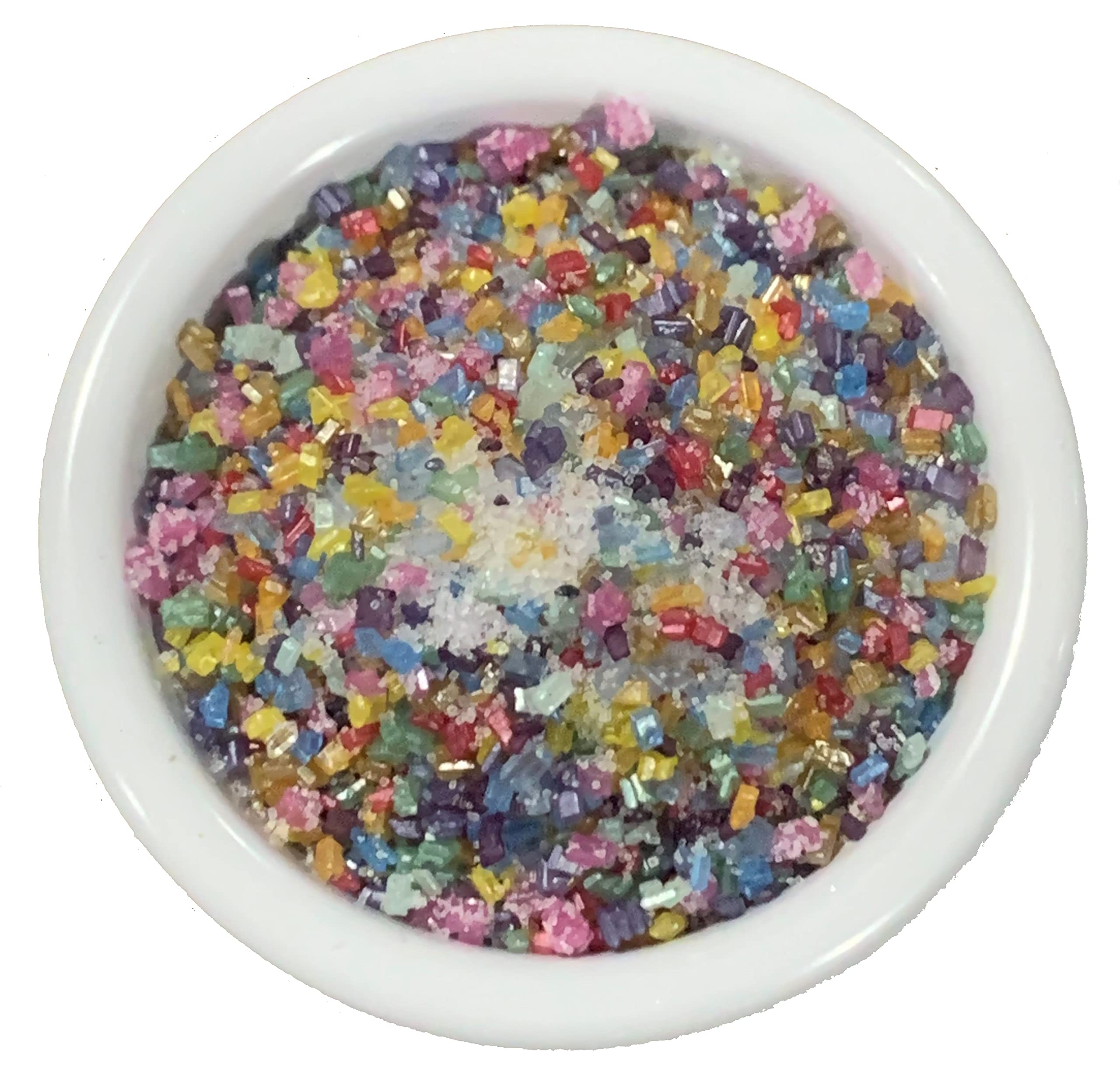 Snowy River Pride Cocktail Salt-Sugar Blend - Naturally Colored Margarita Salt with Sugary hints, Margarita Rimmer, Beverage Rimmer, Cocktail Rimming Salt, Decorative Salt, Kosher (16oz Bag)