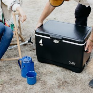 Igloo Black 54 QT Legacy Steel Belted Cooler with Bottle Opener