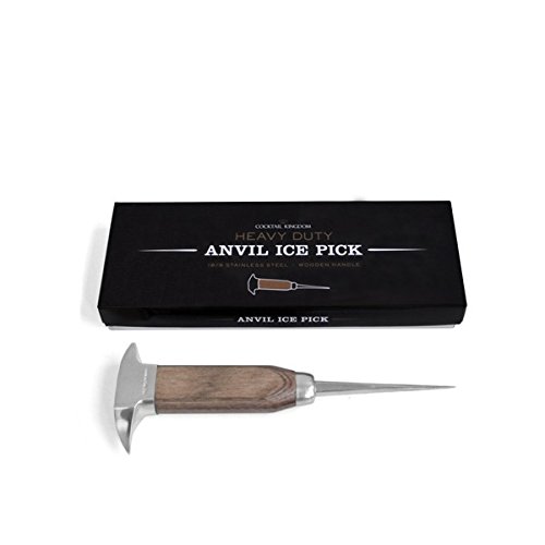 Anvil™ Ice Pick (Wood and Stainless Steel)
