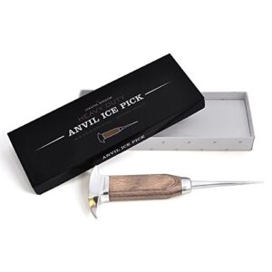 Anvil™ Ice Pick (Wood and Stainless Steel)