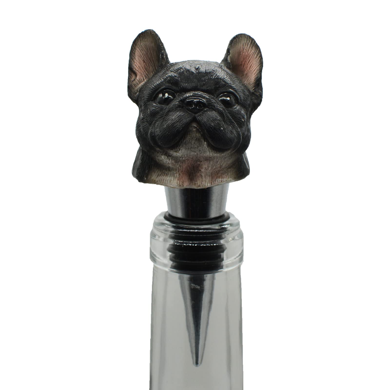 Labrador Retriever Dog Wine Bottle Stopper Decor Gift for Christmas,Thanksgiving,Black