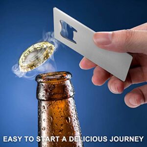 Universe and Planets Credit Card Bottle Opener Stainless Steel Flat Beer Wine Bottle Opener for Party Wedding Favor