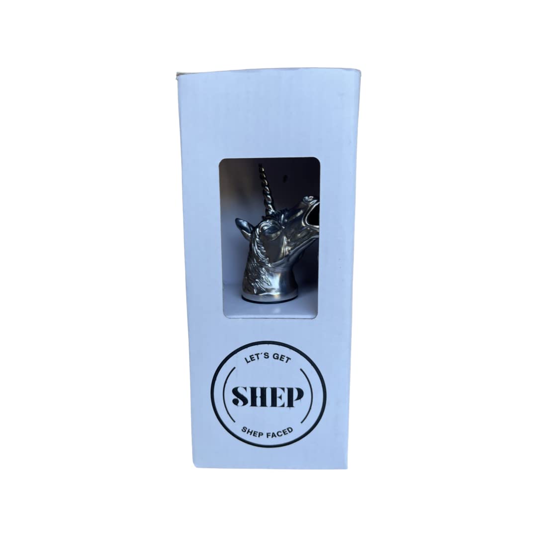 SHEP ANIMAL AERATOR | WINE BOTTLE TOPPER | LIQUOR POURER SPOUT | GIFT FOR FRIENDS, FAMILY | UNICORN