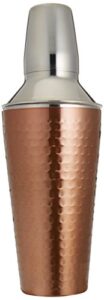 cook pro inc. 3piece 27 oz stainless steel cocktail mixer, copper