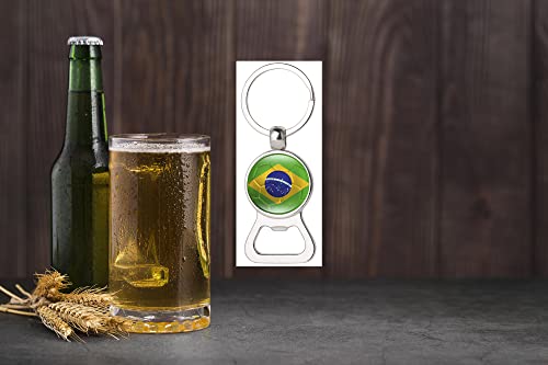 Mexican Flag Beer Bottle Opener KeyChain, Mexico Flag Keychain for Dad Papa Men Husband Birthday Gifts(Mexico)