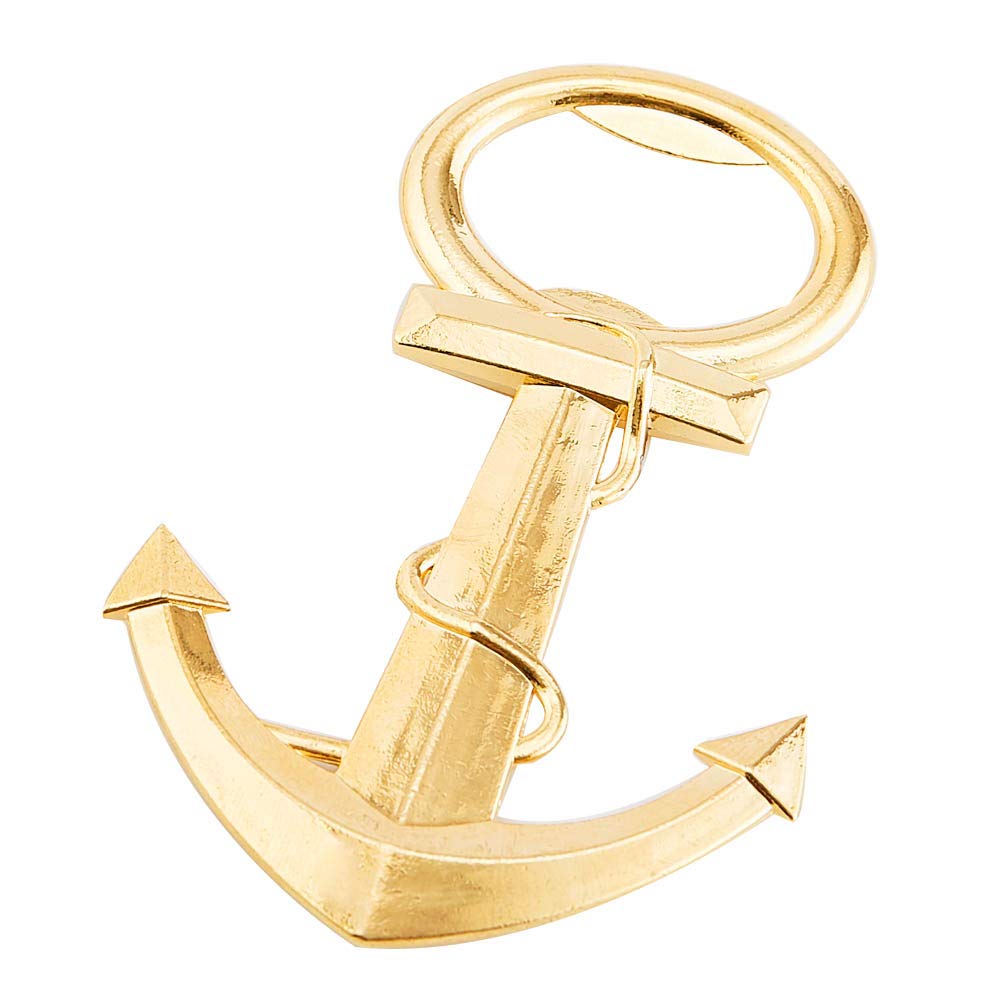 Bodosac Awtlife 30 Pcs Gold Anchor Bottle Openers Baby Shower with Bag Gifts for Guests Wedding Party Favors