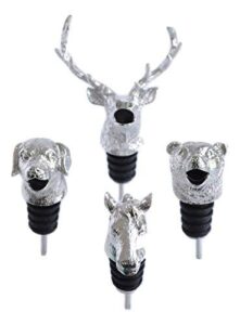 bear animal wine pourer aerator, also available: deer, dog and horse