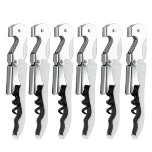 6 pack corkscrew wine opener with foil cutter by ywq