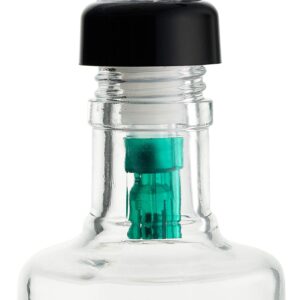 [1 PACK] Measured Liquor Bottle Pourers 0.5 oz (15 mL) - Collared Automatic Measured Bottle Pourer - No Cracks, No Leaks, Bar Spouts, Quick Shot, Spirit, Wine, Bar Cocktail Dispenser