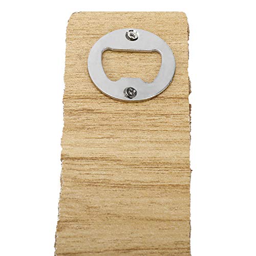 Homend 100Pack Wall Mount Bottle Openers, Mounting Hardware Included, Vintage Rustic Bar(Wood Block is not Included) (Silver)
