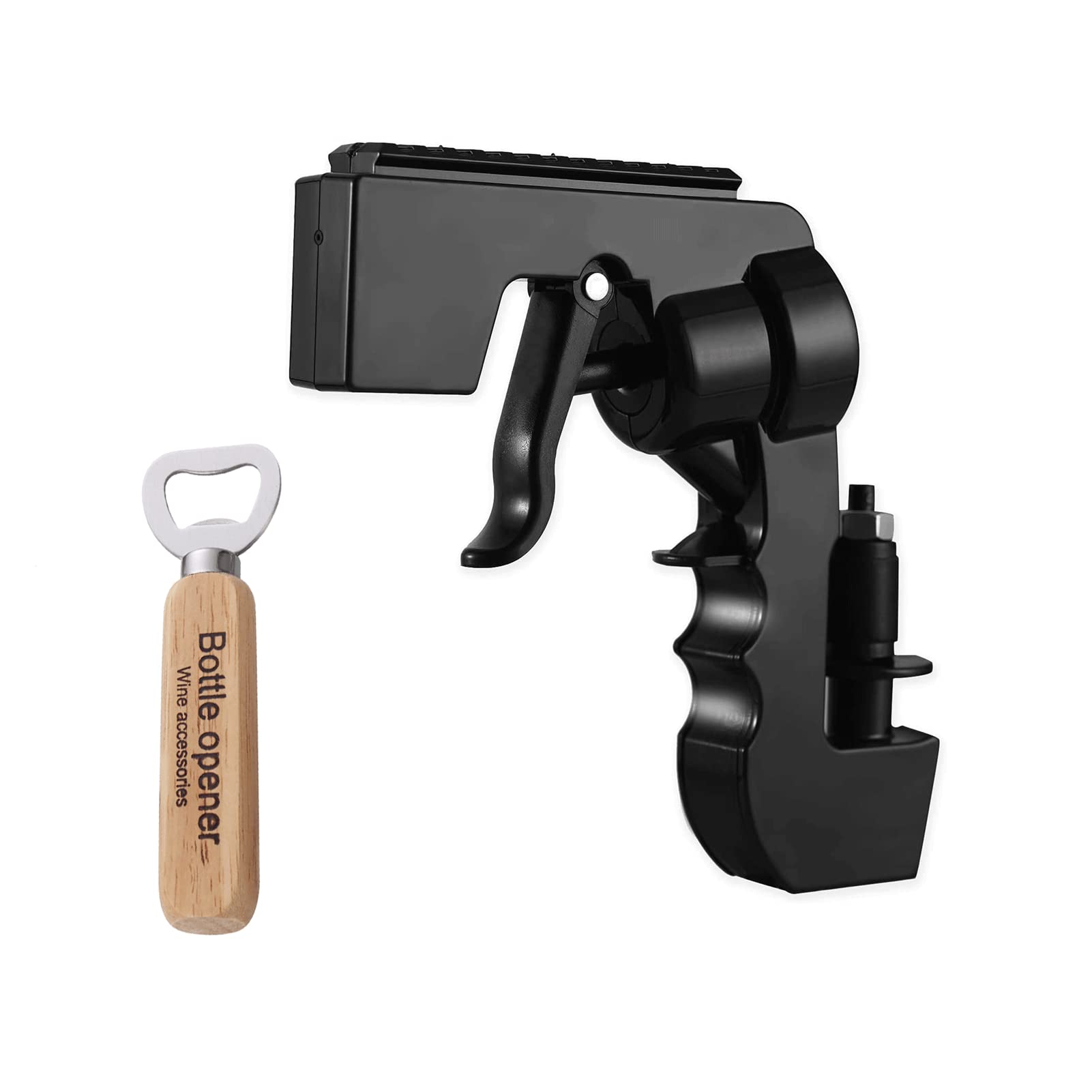 Beer Gun Alcohol Shot Shooter Bottle Stopper Sprayer Opener Adjustable Champagne Wine Dispenser Beer Gun ( Color : A )