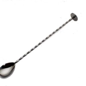 Mixing Bar Spoon 10 Inches 18/10 Stainless Steel Spiral Pattern Morphine Bartender Whiskey Cocktail Shaker Spoon