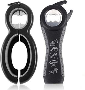 tbzzxc 6 in 1 multi bottle opener and 5 in 1 jar opener,can opener for seniors with arthritis hand weakness,opener all in one opener tool (b)