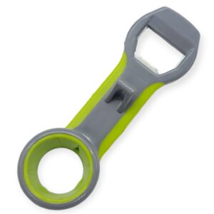 Handy Housewares 4-in-1 Bottle Opener - Easily Opens Twist Caps, Canning Lids, Bottle Caps and Pull Tabs (3 Pack)