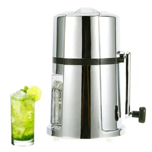 luvitory ice crusher machine for home, crushed ice maker, easy to use shaved ice machine for ice cube drinks