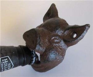 Cast Iron Wall Mounted Pig Bottle Opener