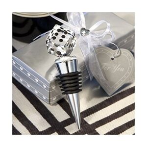 twilight bunco events crystal dice wine stopper - bunco party supplies