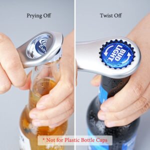 KITCHENDAO 3 in 1 Magnetic Beer Bottle Opener for Refrigerator & 2 in 1 Magnetic Beer Bottle Opener